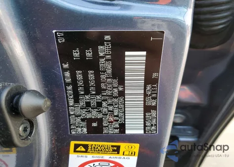 2018 Toyota Highlander Se z USA, uszkodzony, nr VIN 5TDJZRFH3JS812645